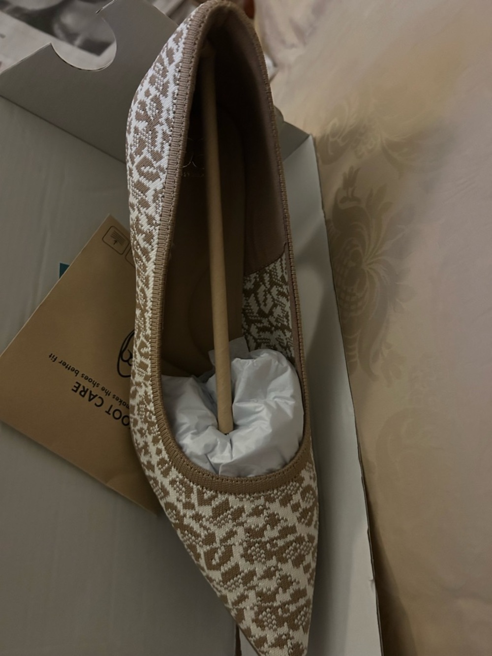 Cosy Island fabric Heels size 9